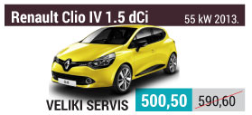 Renault Clio IV 1.5 dCi, 55kW